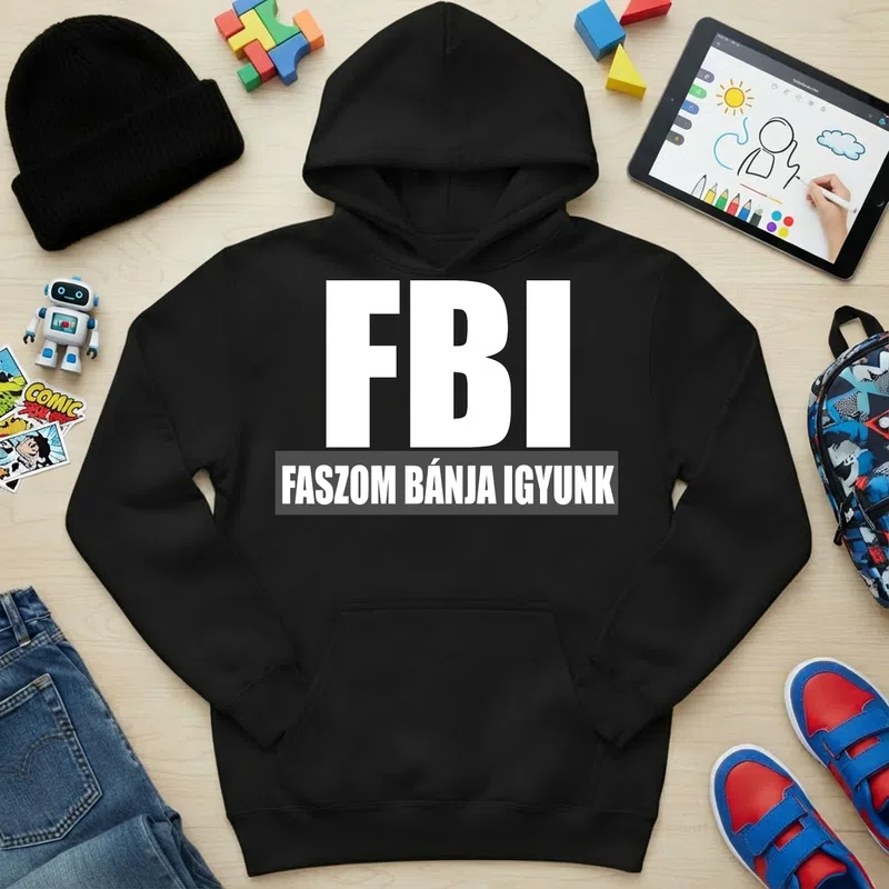 Gyerek kapucnis pulcsi