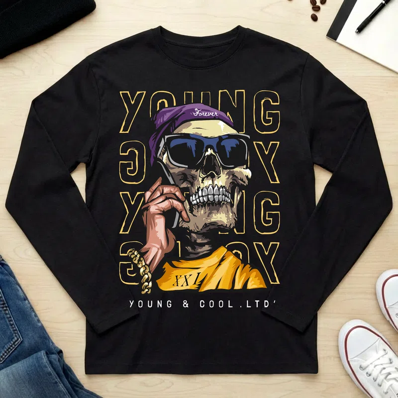 Unisex hosszú ujjú póló