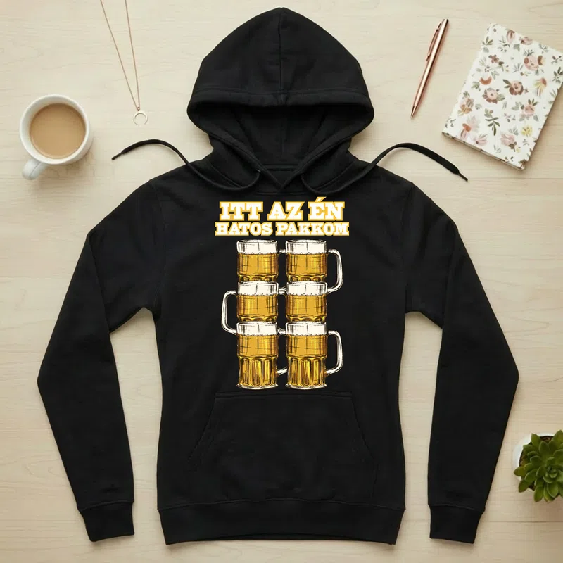 Női kapucnis pulcsi