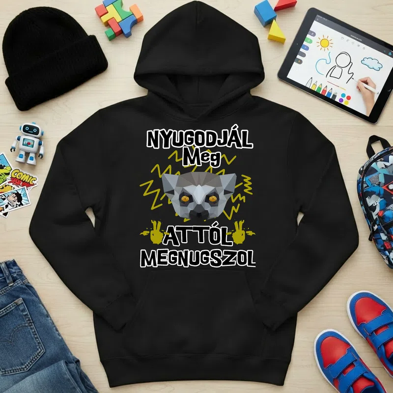 Gyerek kapucnis pulcsi