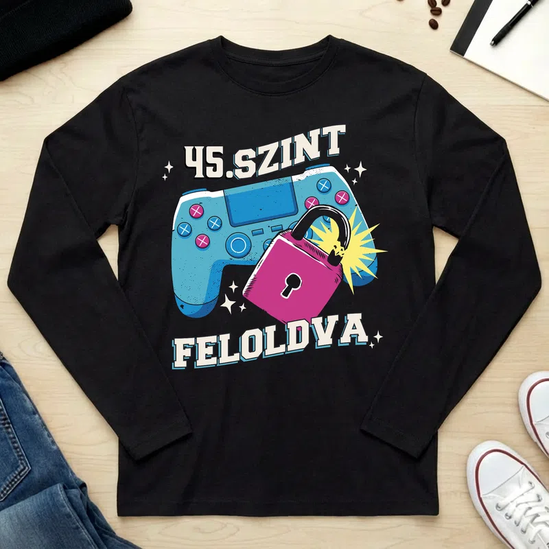 Unisex hosszú ujjú póló