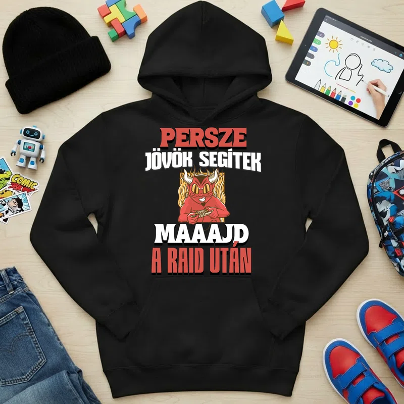 Gyerek kapucnis pulcsi