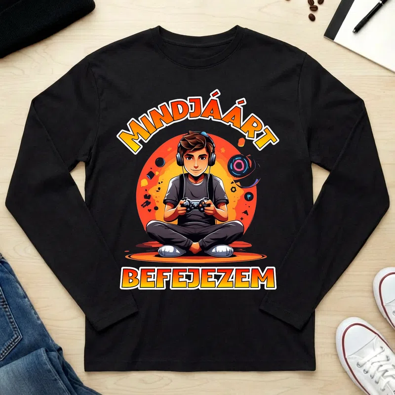 Unisex hosszú ujjú póló