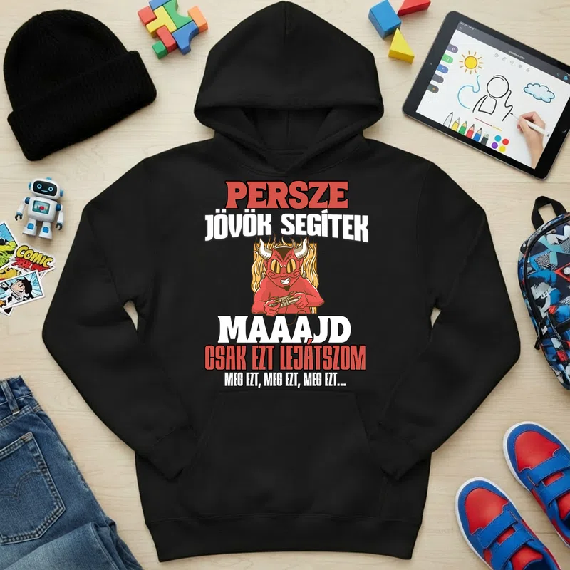 Gyerek kapucnis pulcsi