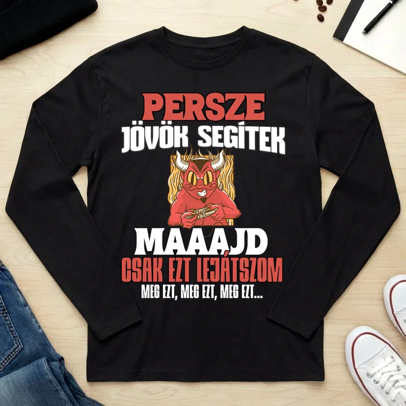 Unisex hosszú ujjú póló