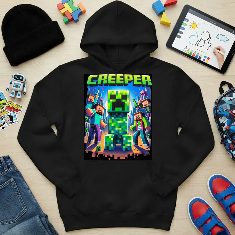 Gyerek kapucnis pulcsi