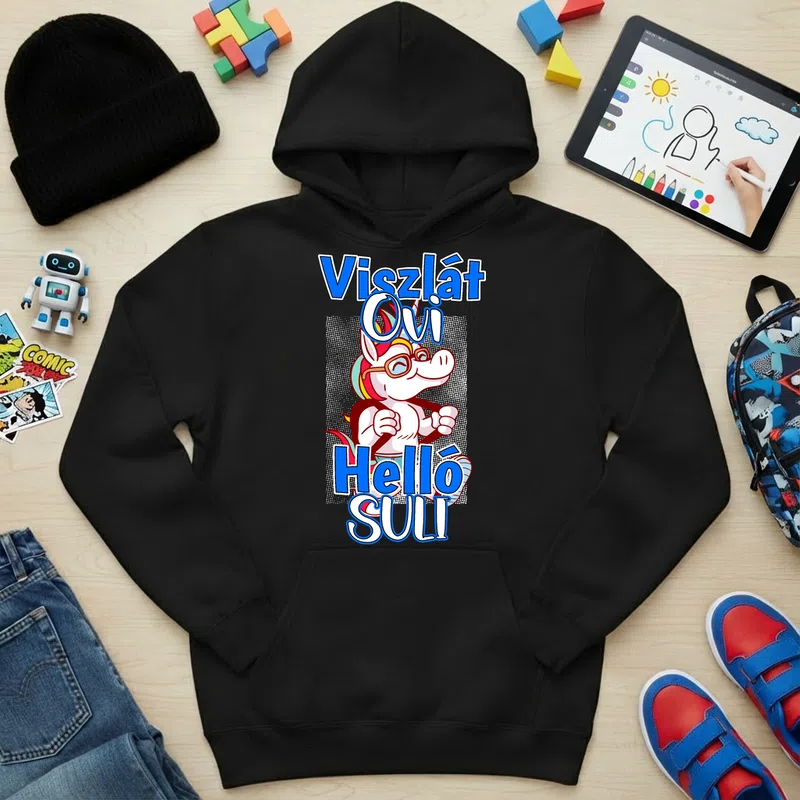 Gyerek kapucnis pulcsi