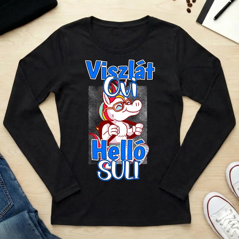 Női hosszú ujjú póló