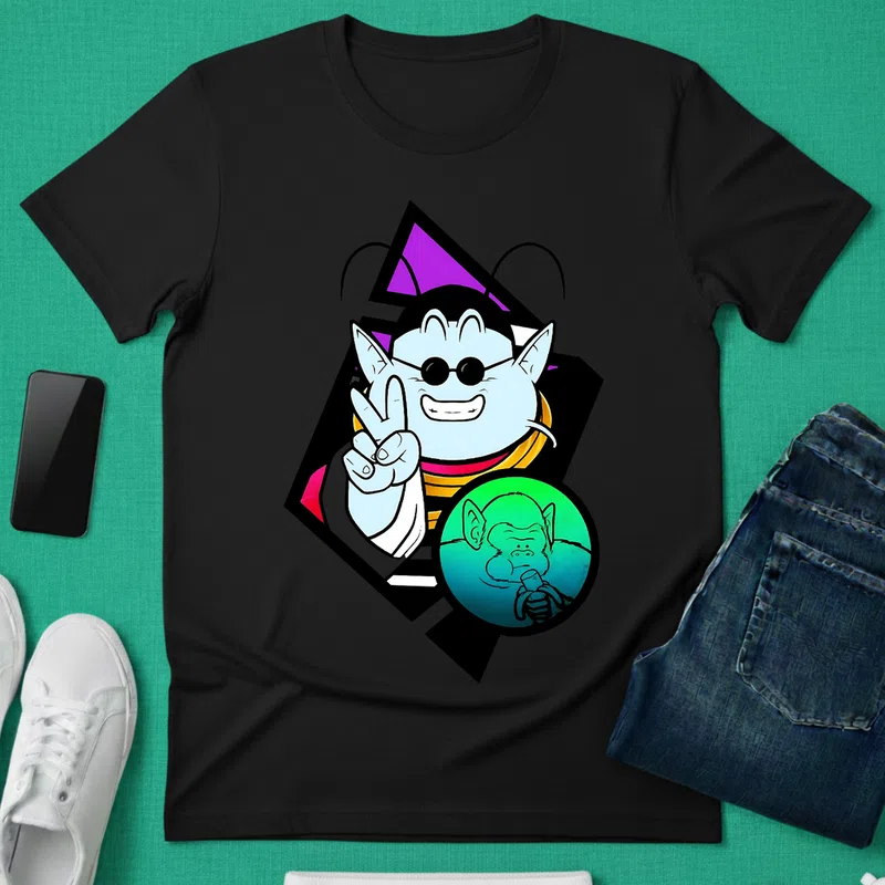 Békejel Kék Kai Filmek és Sorozatok Anime - Férfi póló - Fekete - Filmek és Sorozatok - Anime