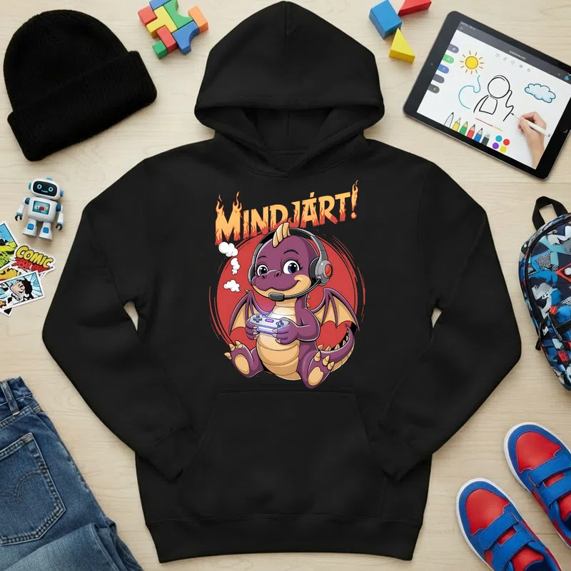 Gyerek kapucnis pulcsi