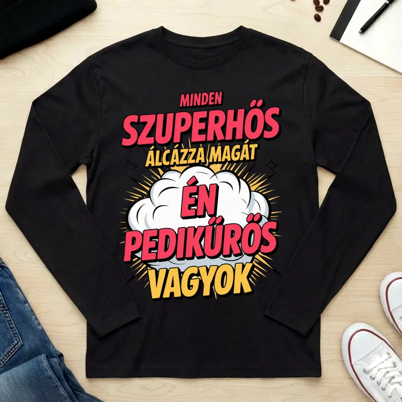 Unisex hosszú ujjú póló