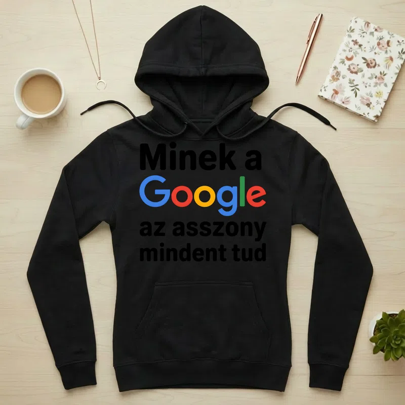 Női kapucnis pulcsi