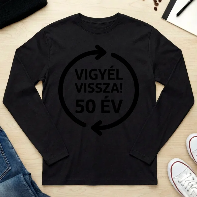 Unisex hosszú ujjú póló