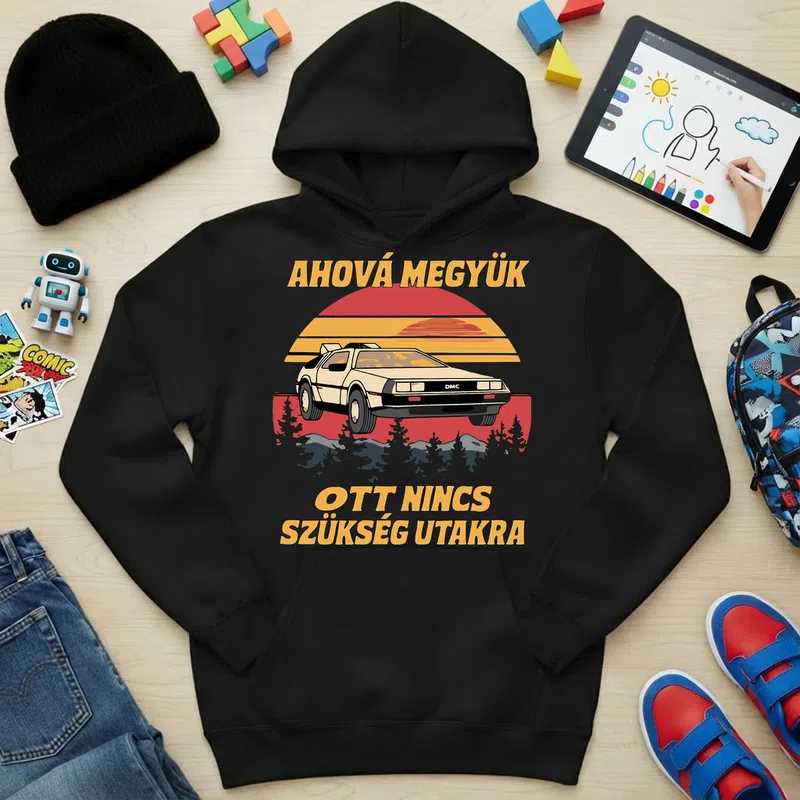 Gyerek kapucnis pulcsi