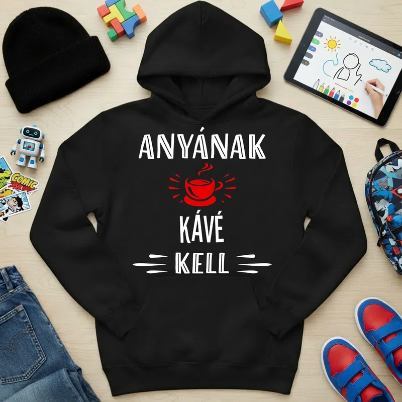 Gyerek kapucnis pulcsi