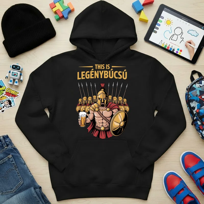 Gyerek kapucnis pulcsi