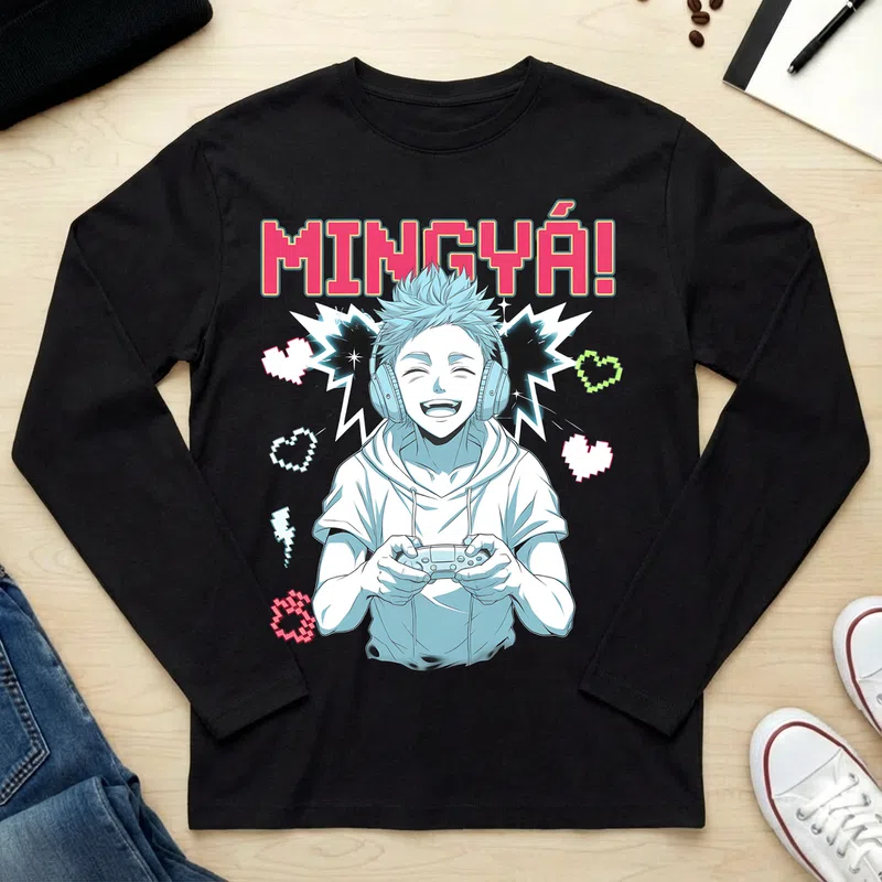 Unisex hosszú ujjú póló