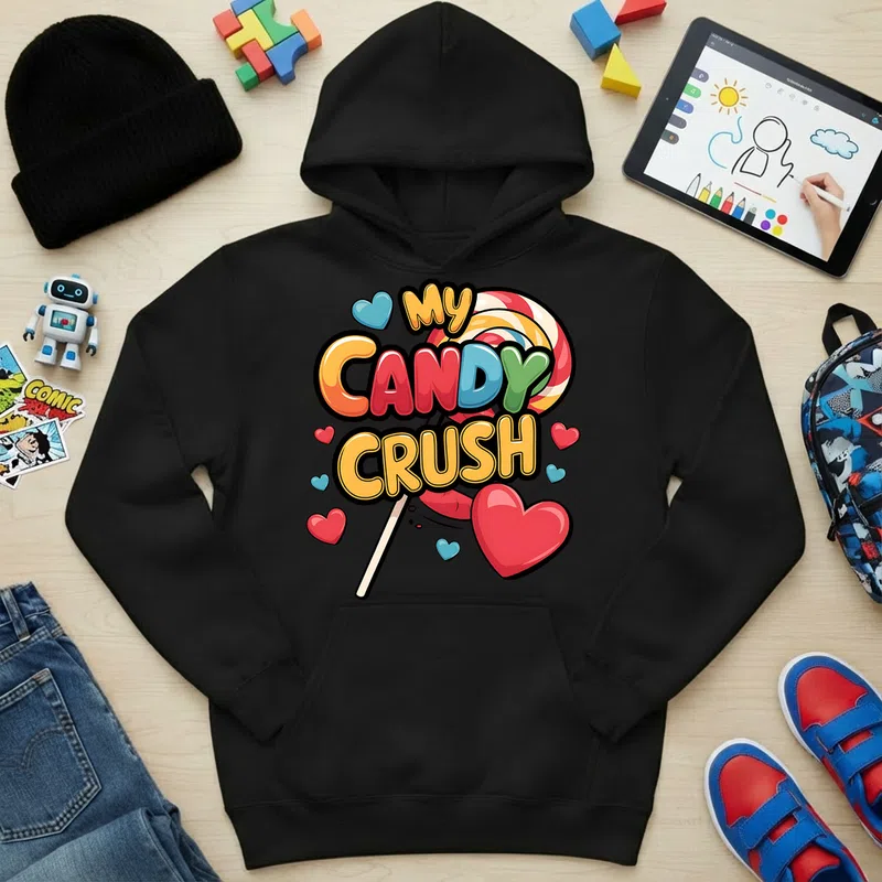 Gyerek kapucnis pulcsi