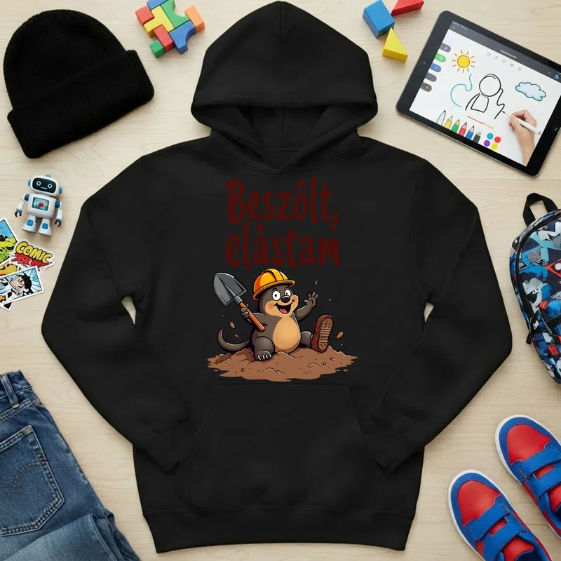 Gyerek kapucnis pulcsi