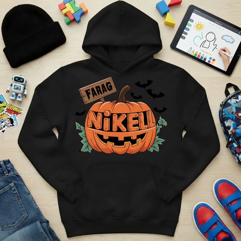 Gyerek kapucnis pulcsi