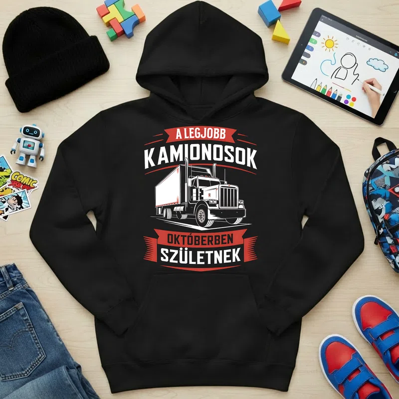 Gyerek kapucnis pulcsi