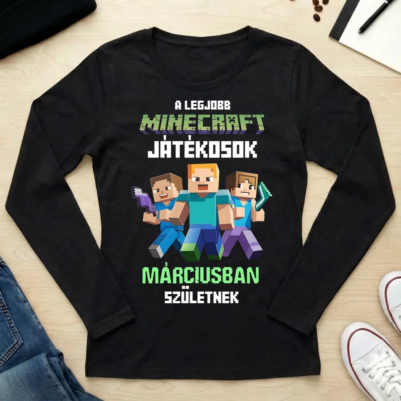 Női hosszú ujjú póló