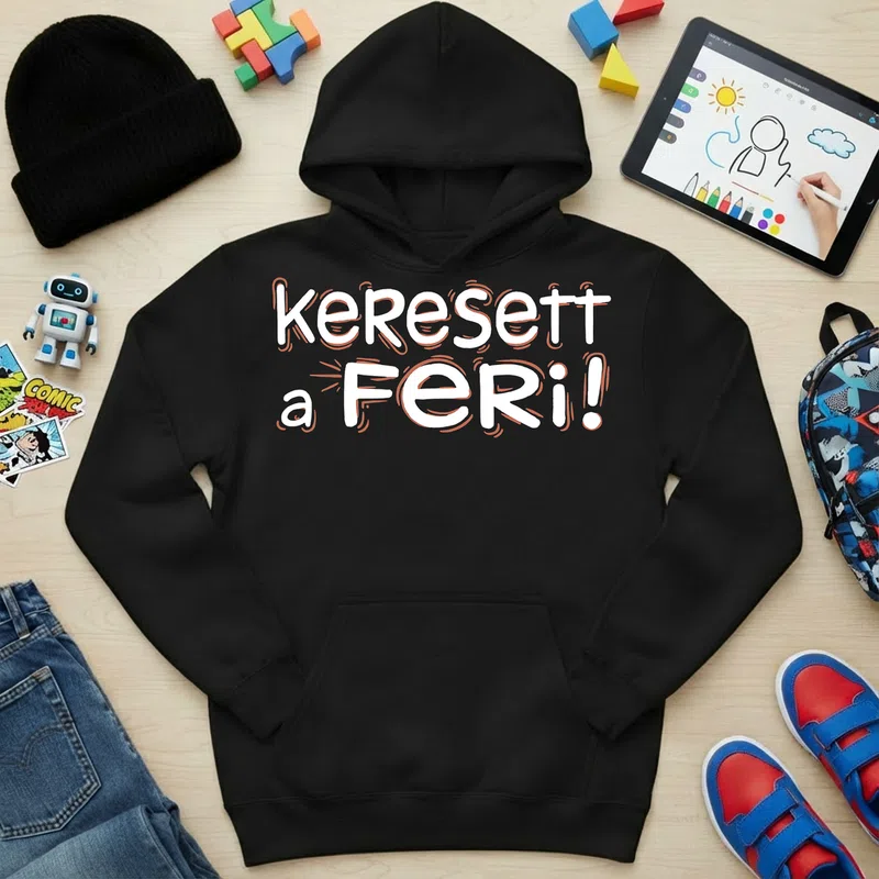 Gyerek kapucnis pulcsi