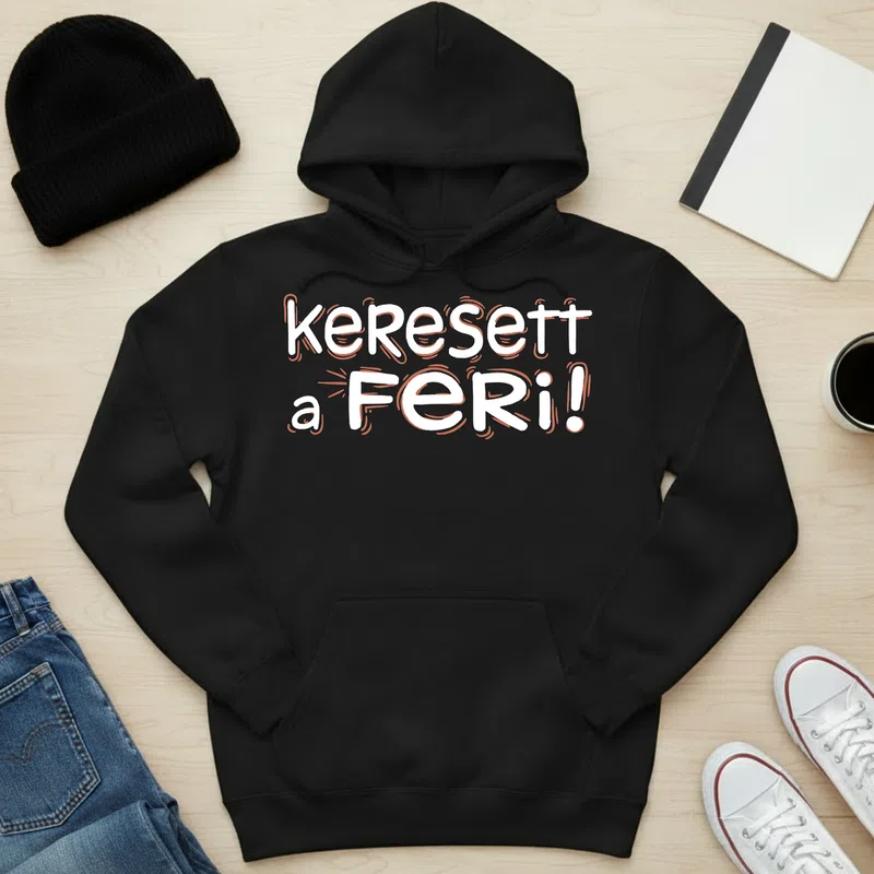 Unisex kapucnis pulcsi