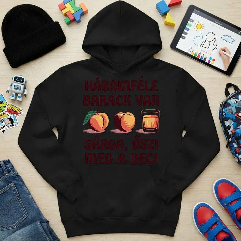 Gyerek kapucnis pulcsi