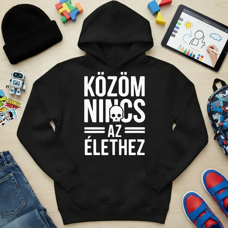 Gyerek kapucnis pulcsi