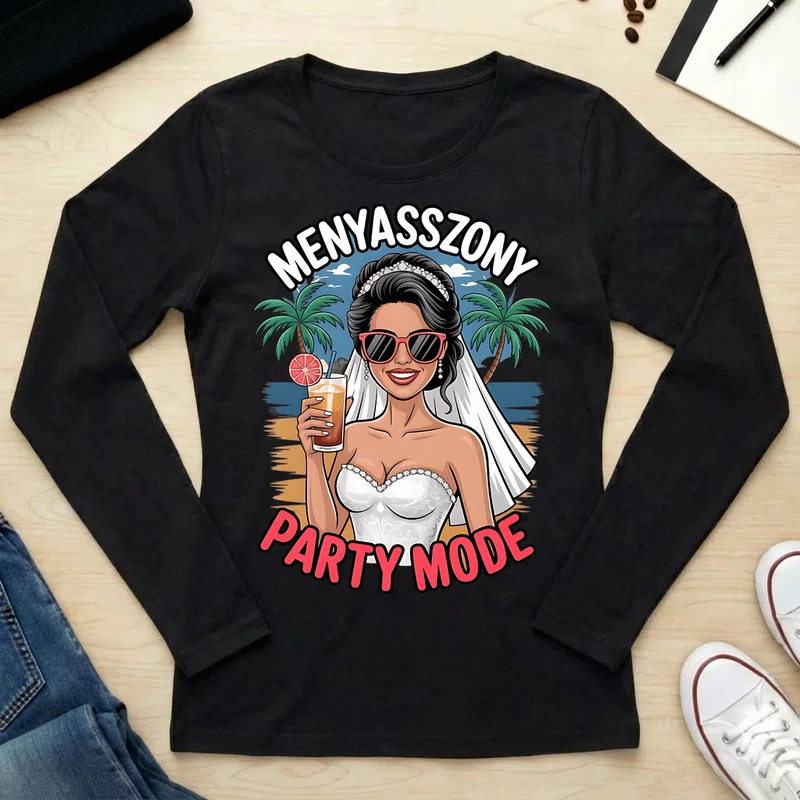 Női hosszú ujjú póló