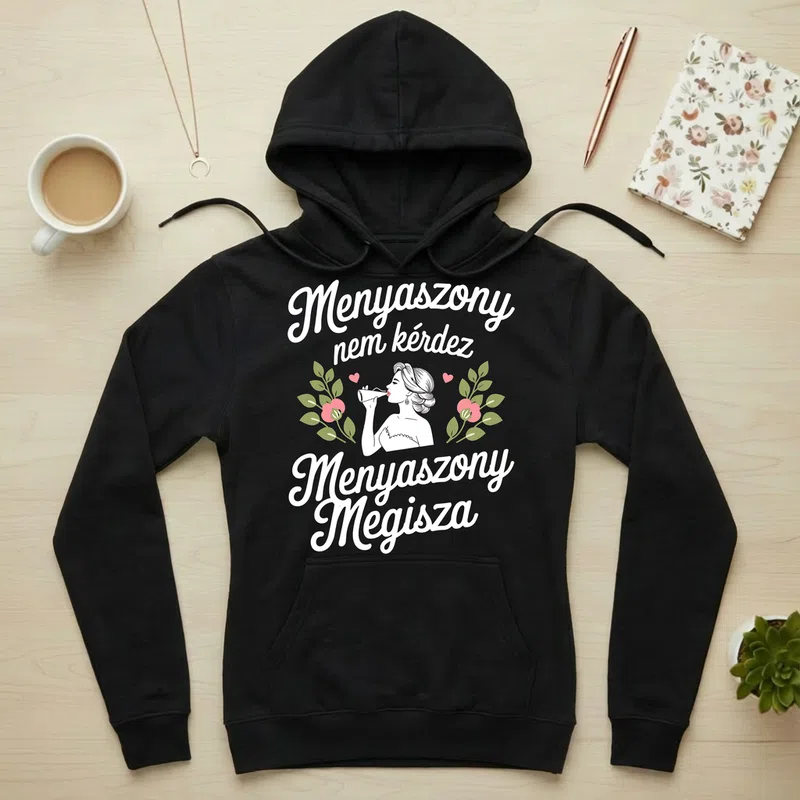 Női kapucnis pulcsi