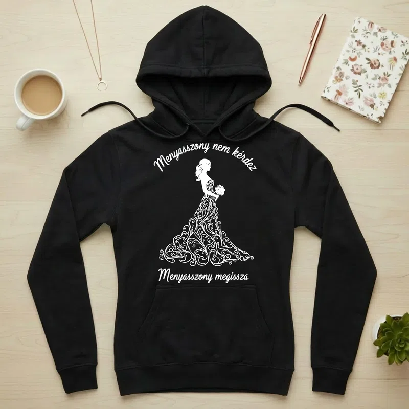 Női kapucnis pulcsi