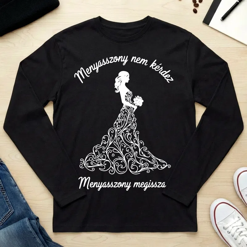 Unisex hosszú ujjú póló