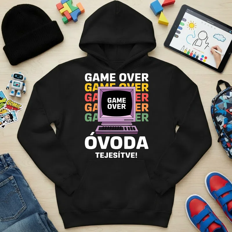 Gyerek kapucnis pulcsi