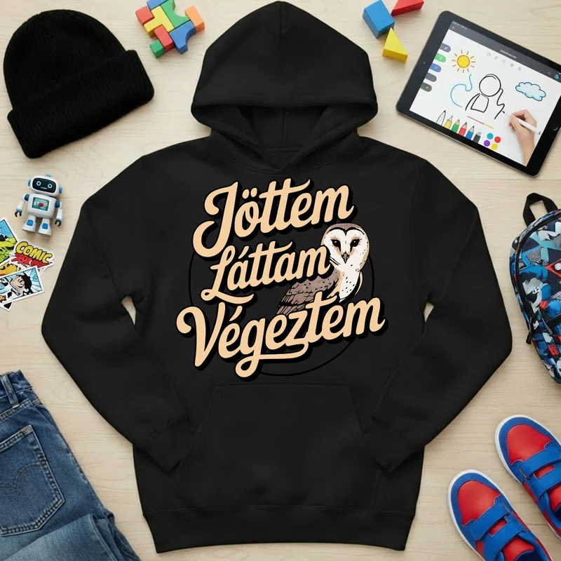 Gyerek kapucnis pulcsi