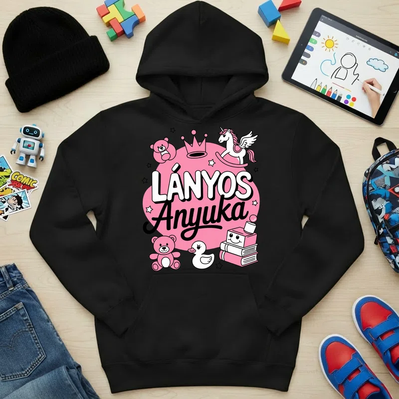 Gyerek kapucnis pulcsi