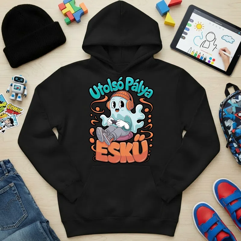 Gyerek kapucnis pulcsi