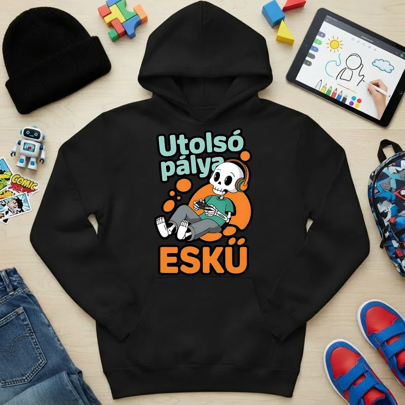 Gyerek kapucnis pulcsi