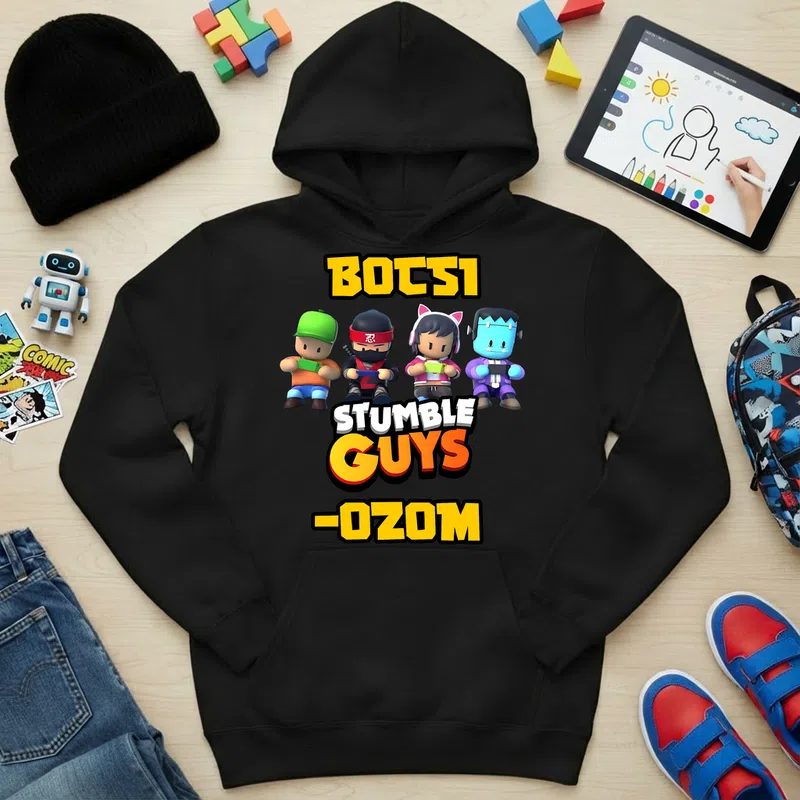 Gyerek kapucnis pulcsi