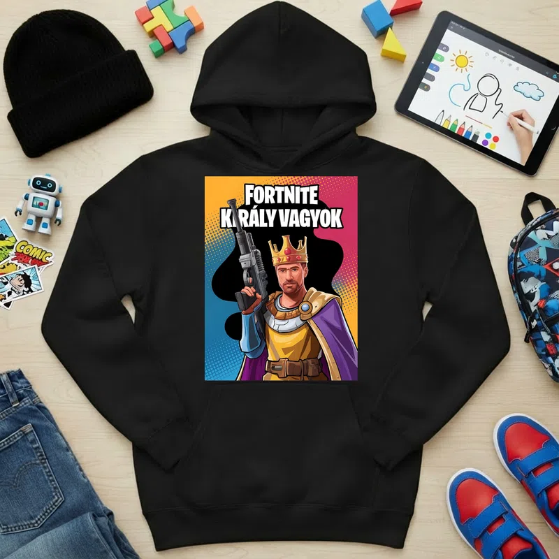 Gyerek kapucnis pulcsi