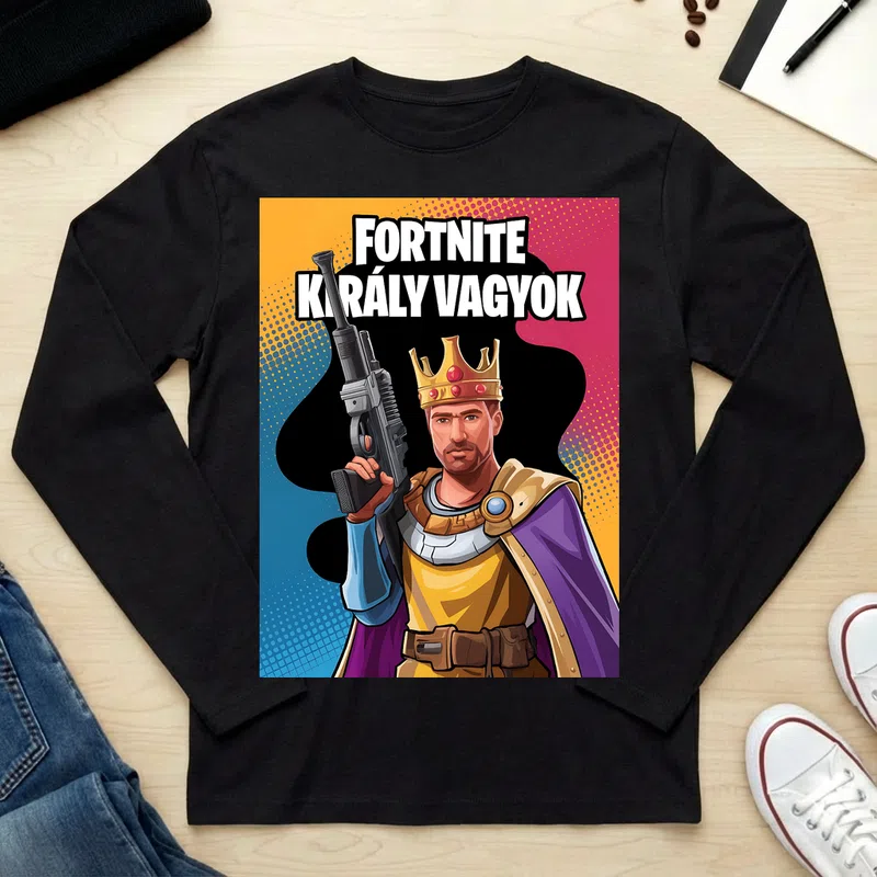 Unisex hosszú ujjú póló