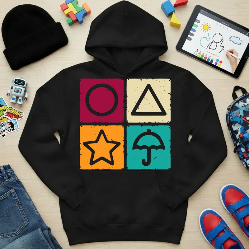 Gyerek kapucnis pulcsi