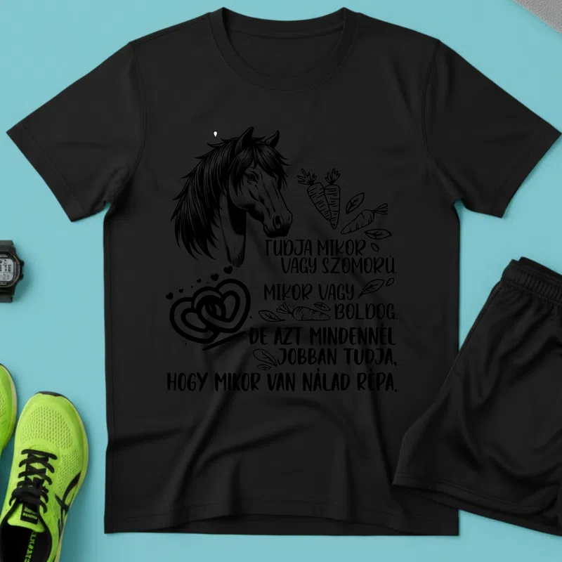 Csepp Minimalista Stílus Vicces - Férfi póló - Fekete - Vicces - Meme