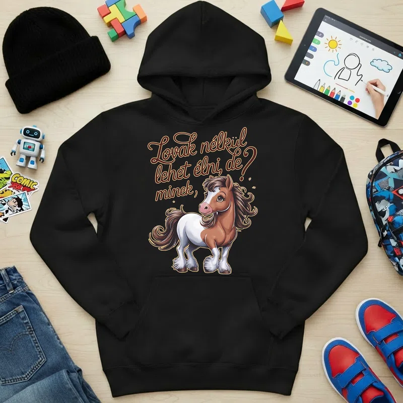 Gyerek kapucnis pulcsi