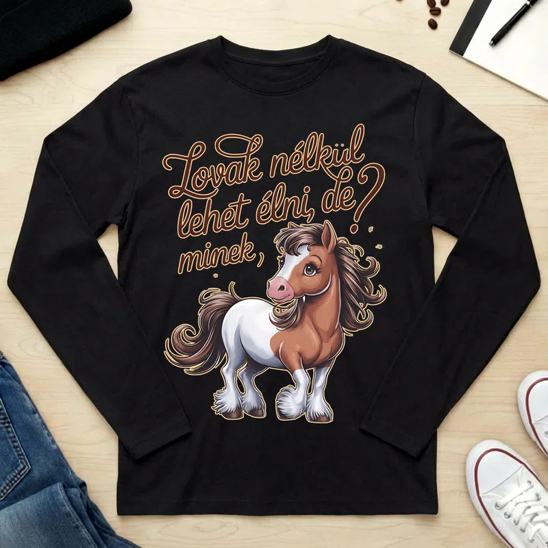 Unisex hosszú ujjú póló