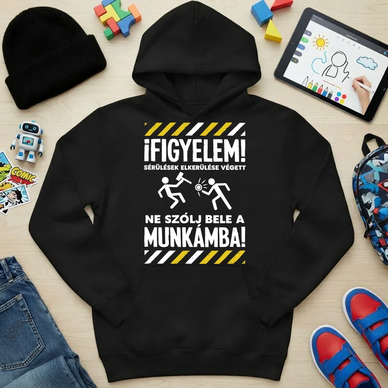 Gyerek kapucnis pulcsi