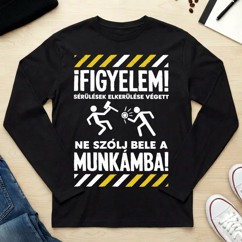 Unisex hosszú ujjú póló