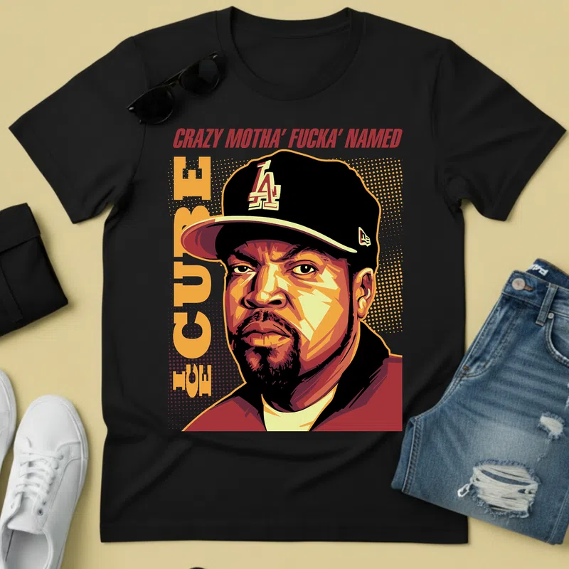 CRAZY MOTHA' FUCKA' NAMED Hobbi - Férfi póló - Fekete - Hobbi - Zene