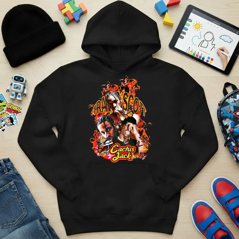 Gyerek kapucnis pulcsi